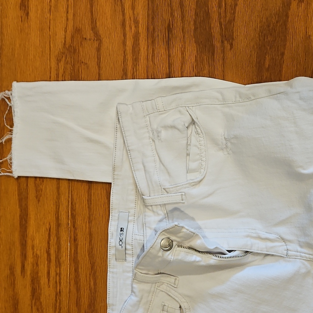 Joe's Women's White Distressed Jeans - Picture 7 of 11